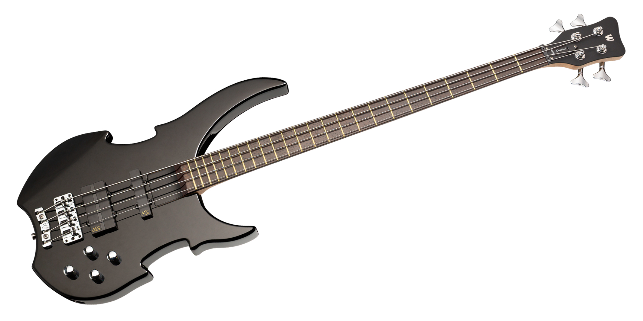 Warwick RockBass Vampyre Dark Lord, 4-String, F#BEA Tuning - Solid Black High Polish