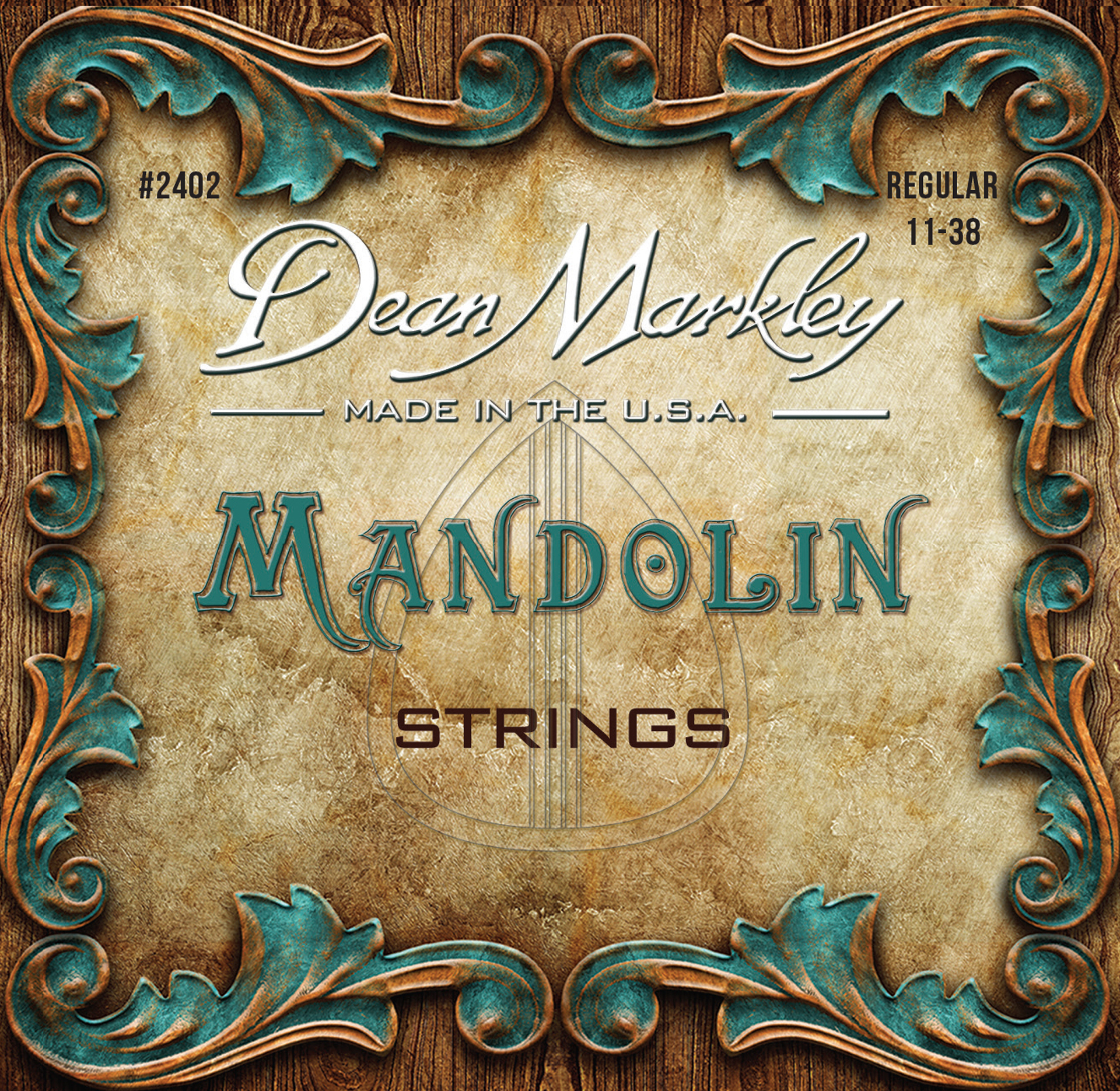 Dean Markley PhosBronze Mandolin - 2402 - Mandolin String Set, Light, .011-.038