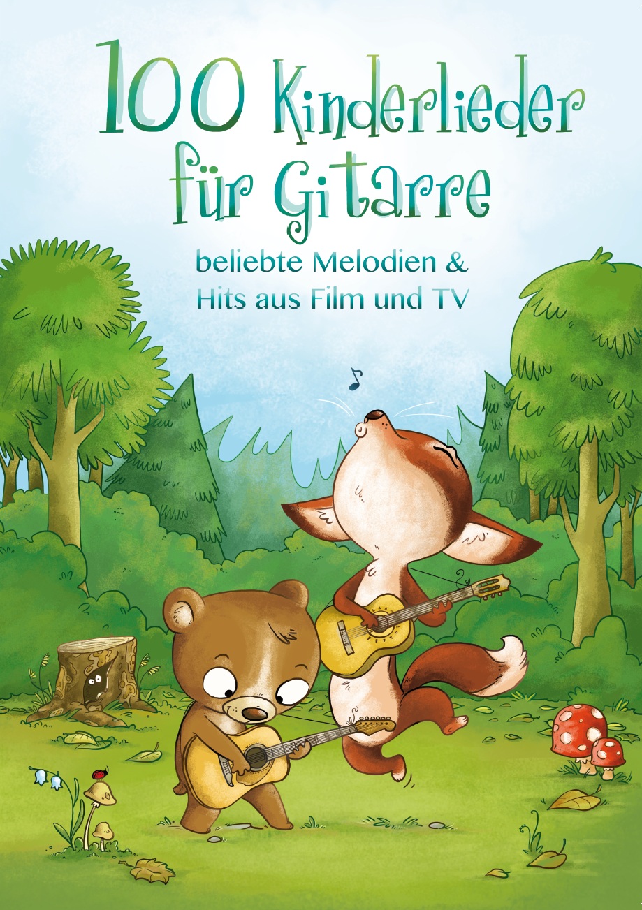 100 Kinderlieder für Gitarre - beliebte Melodien & Hits aus Film und TV - BOE 7828