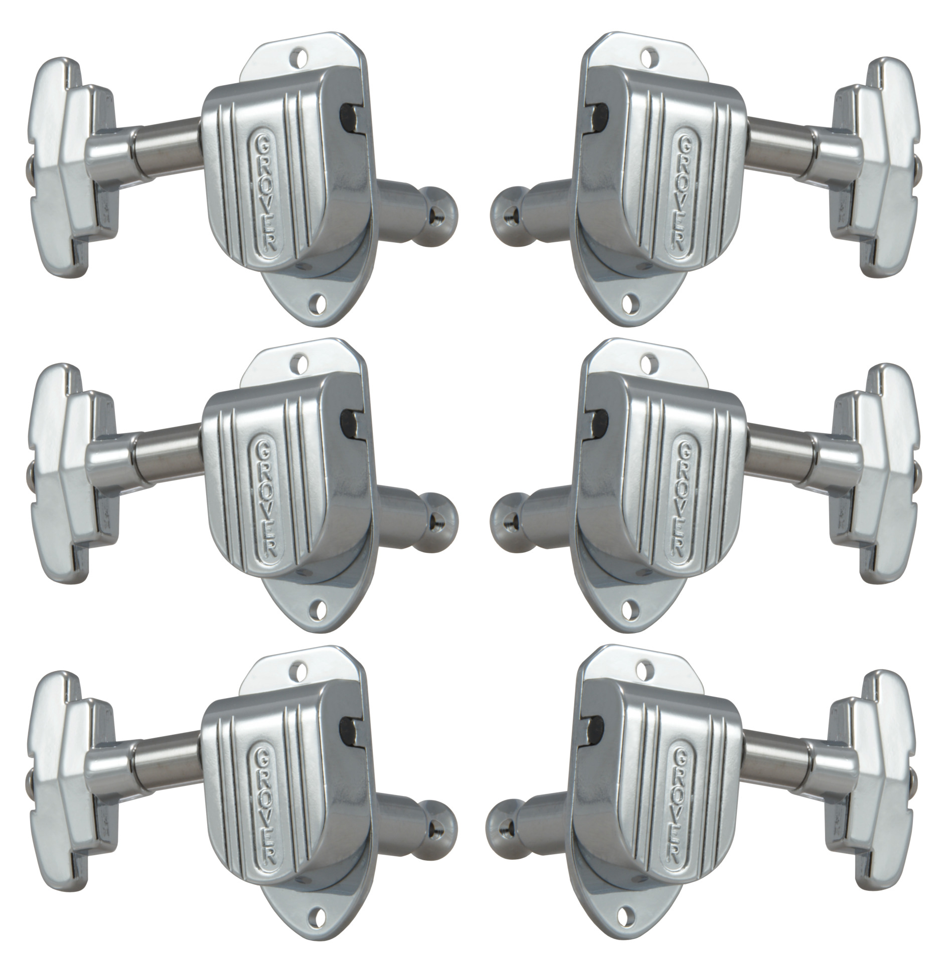 Grover 150C Imperial Machine Heads - Guitar Machine Heads, 3 + 3 - Chrome
