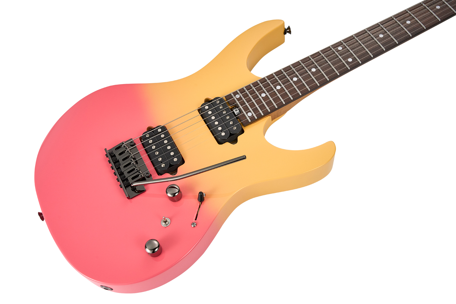 Mooer MMT50 Guitar, Tremolo Bridge - Yellow-Pink Gradient