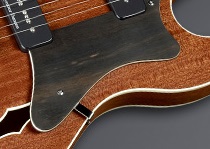 Framus Parts - Wood Pickguard for Framus Mayfield Legacy - Ebony/Maple/Ebony