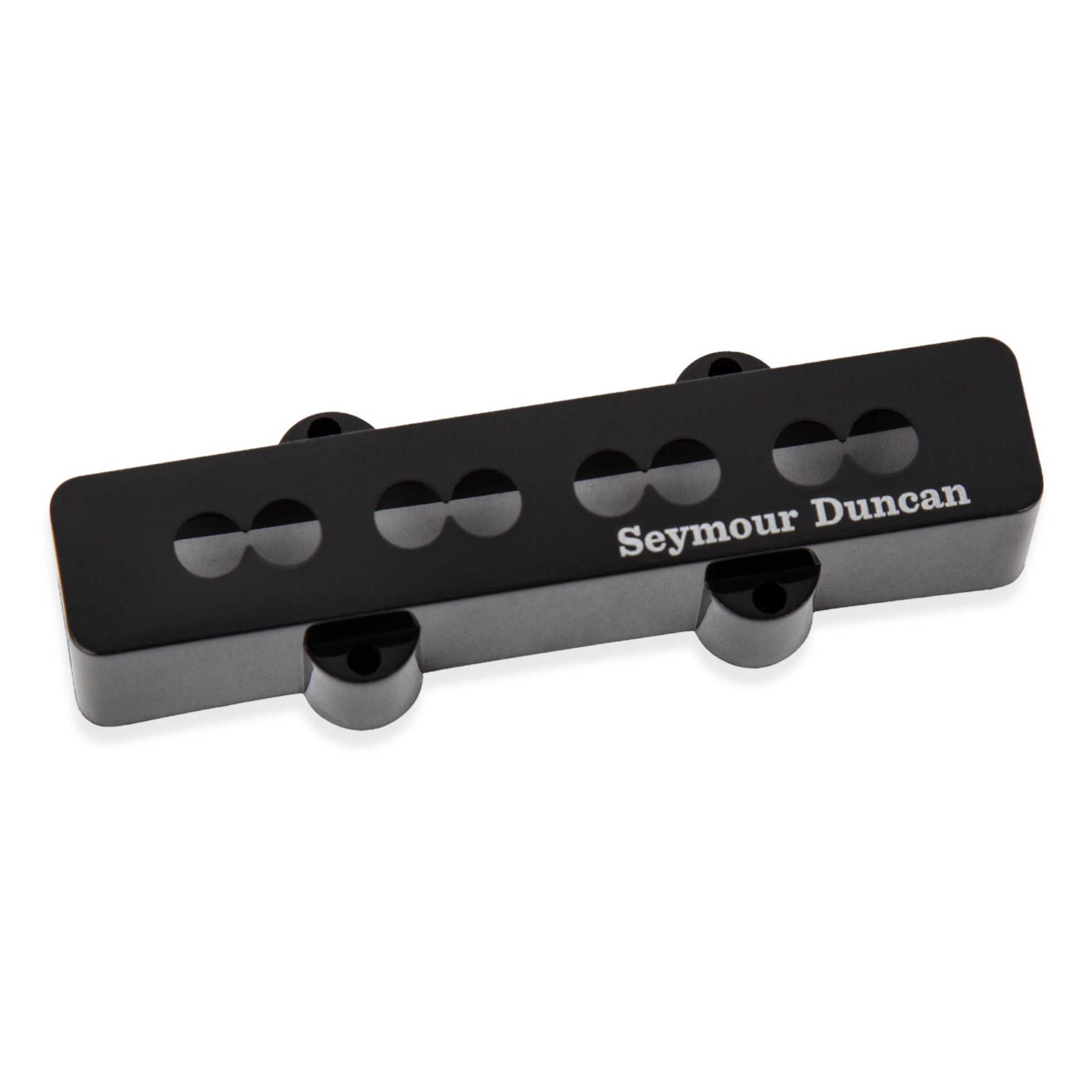 Seymour Duncan Pickup Cover for Quarter Pound Jazz Bass, Neck, 4-String - Black with Logo