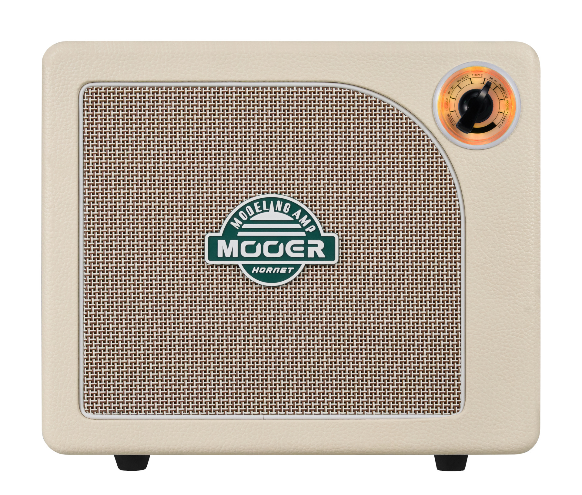 Mooer Hornet White 15W Li - 15 Watt Modeling Guitar Amplifier - White