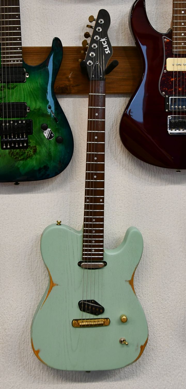 Slick SL 50 SG E-Gitarre T-Style Surf Green