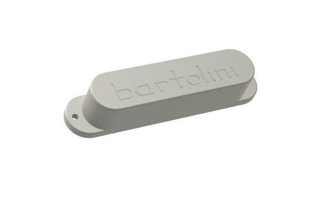 Bartolini Alnico Ceramic HumKiller Single Coil (ACE-SV65-S WT), Middle, South, White