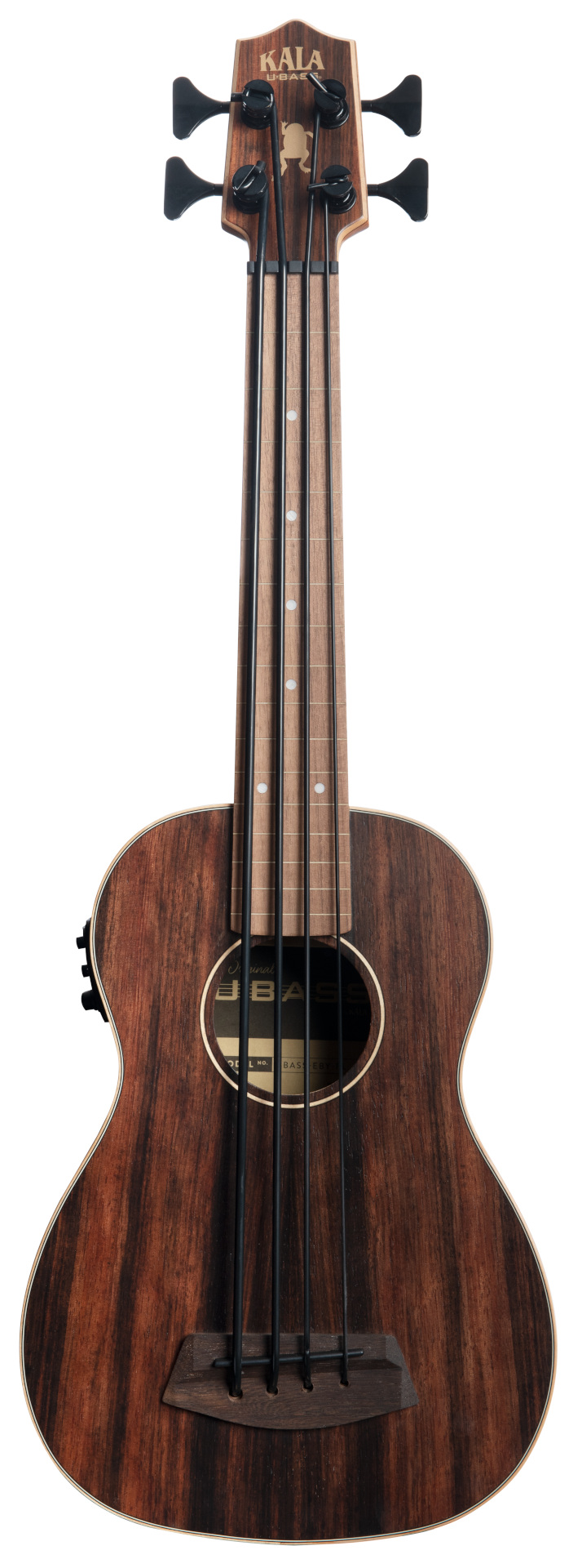 U-Bass Striped Ebony, Fretless, with Deluxe Bag