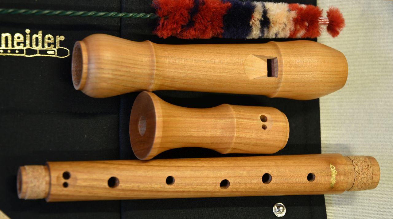 SCHNEIDER 3dek Alt-Blockflöte, Kirschbaum, barock