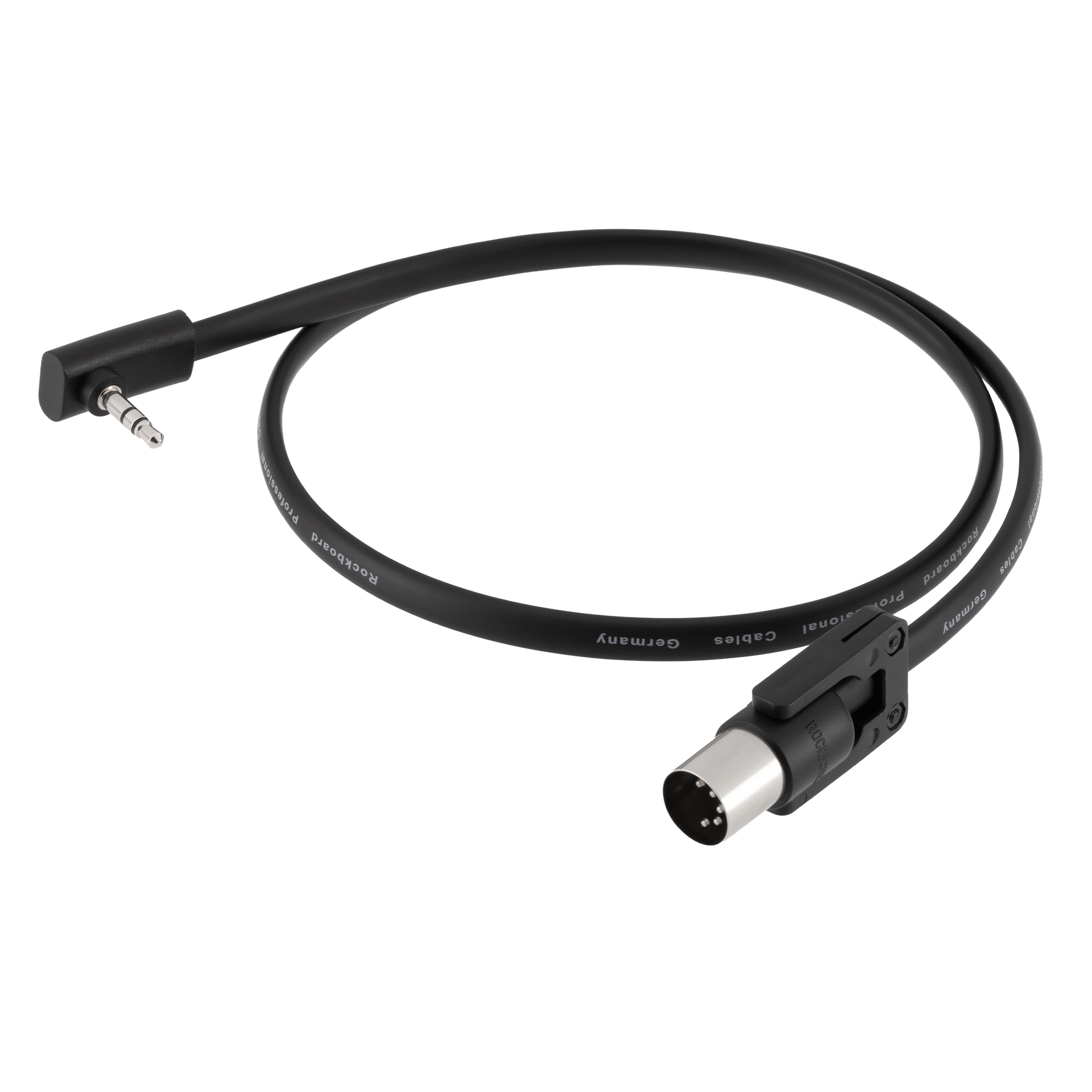 RockBoard Flat Mini-TRS to FlaX Midi Type B 60 cm / 23 5/8", Black