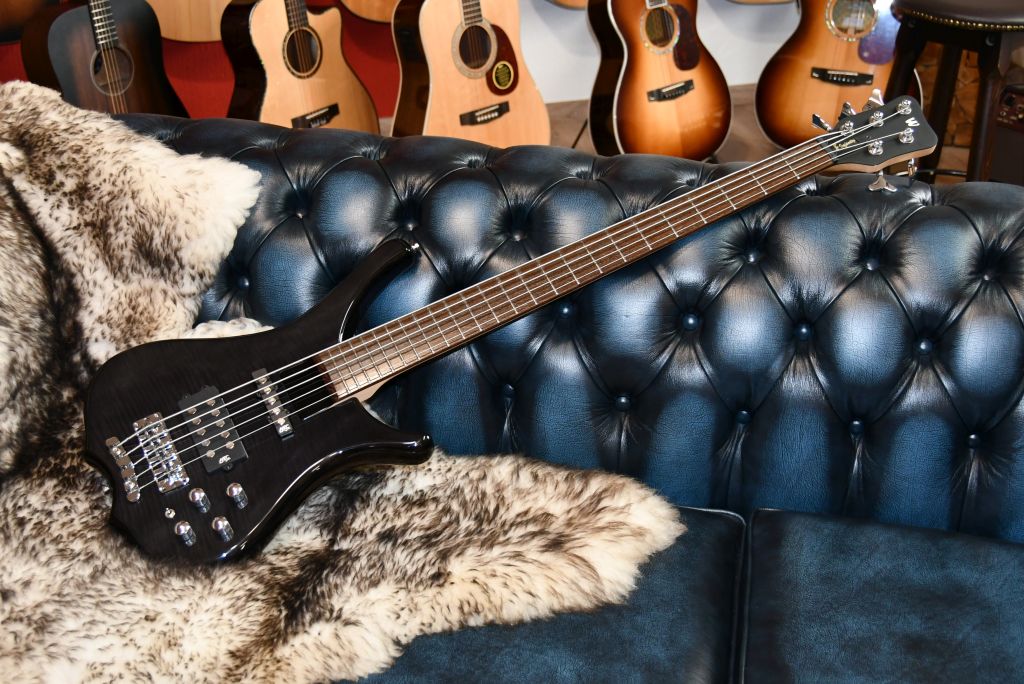 Warwick RockBass Infinity 5-String E-Bass, Nirvana Black inkl. Gigbag