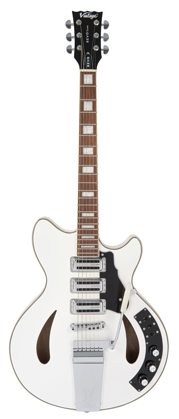 Vintage E-Gitarre REVO VRS550AW Custom Supreme, Arctic White