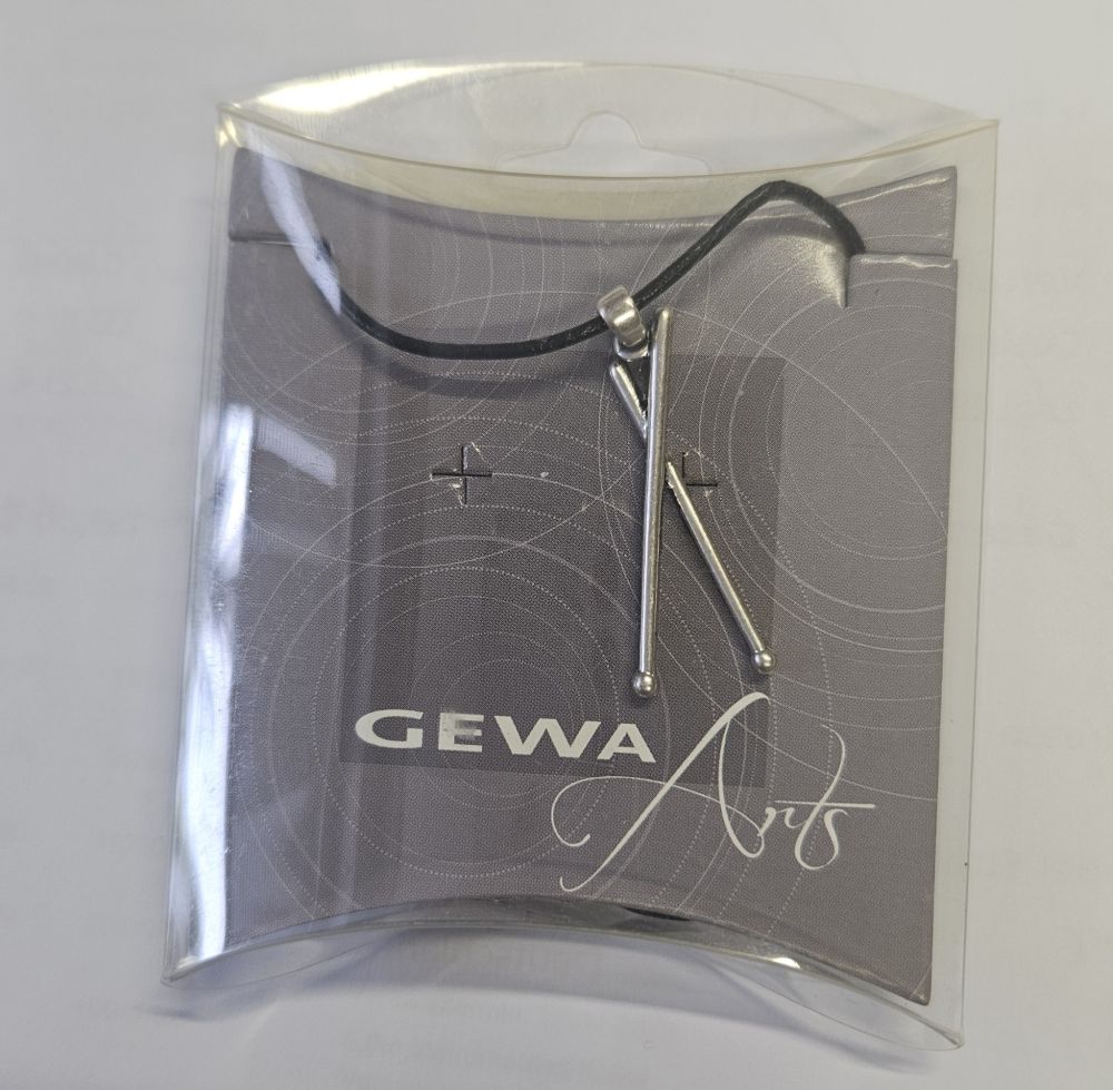 Gewa Halskette Edelstahl, Drumsticks