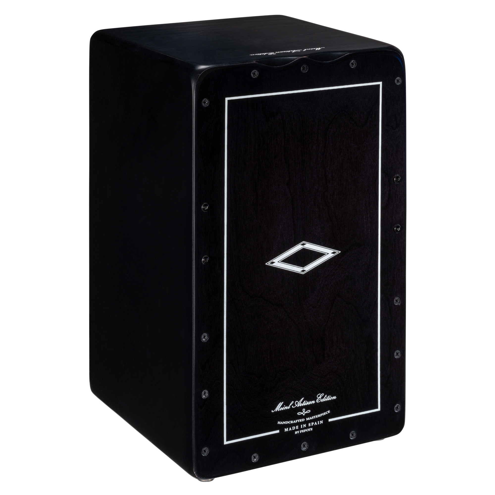 Meinl AETLSBK Percussion Artisan Edition Series String Cajon Tango Line - Satin Black
