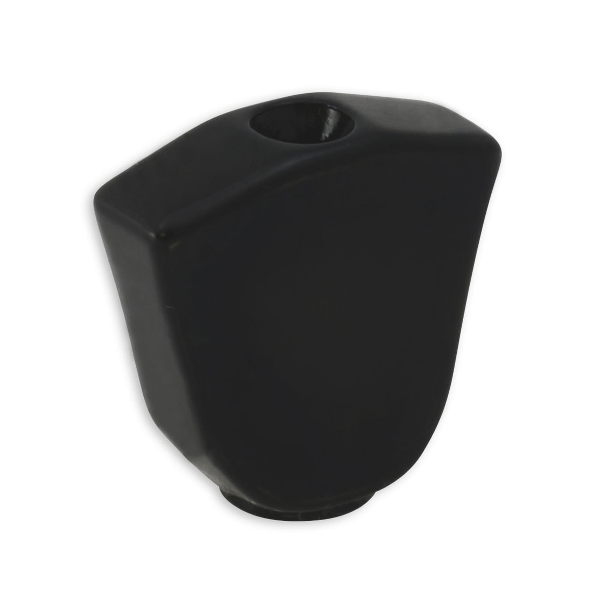 Grover GP102BCK Standard Size Keystone Buttons, 6 pcs. - Black Chrome