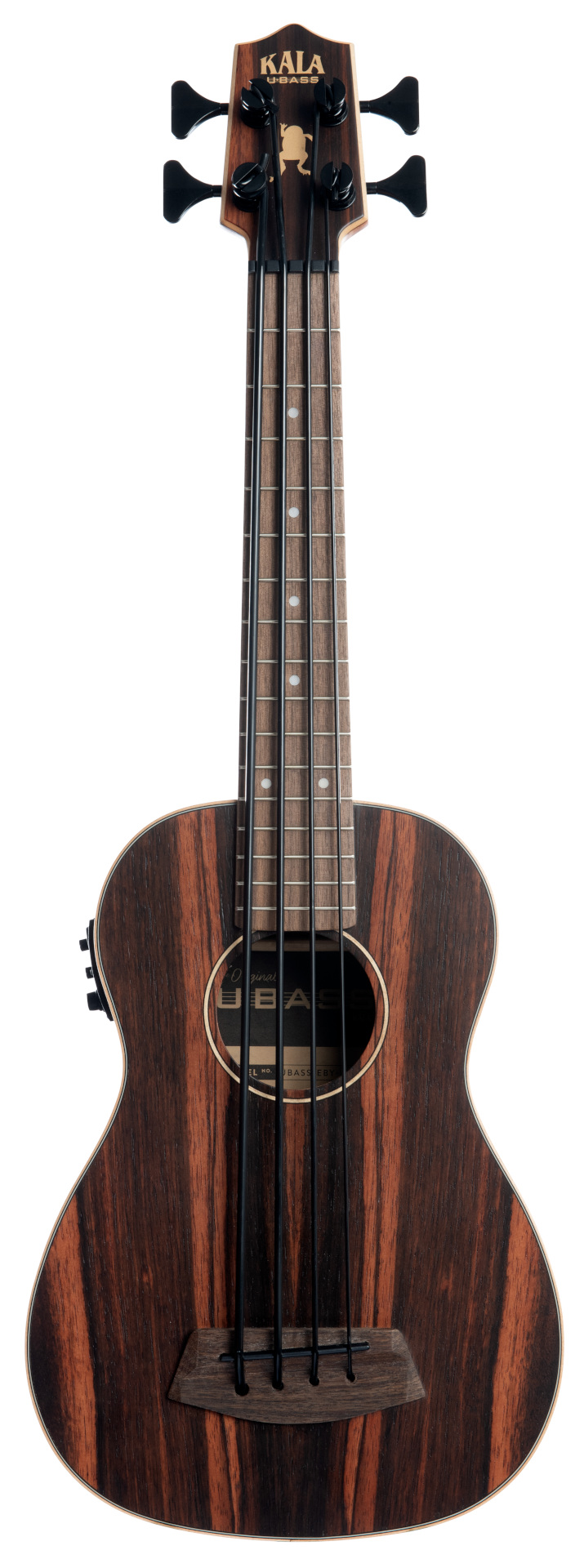 U-Bass Striped Ebony, Fretted, with Deluxe Bag