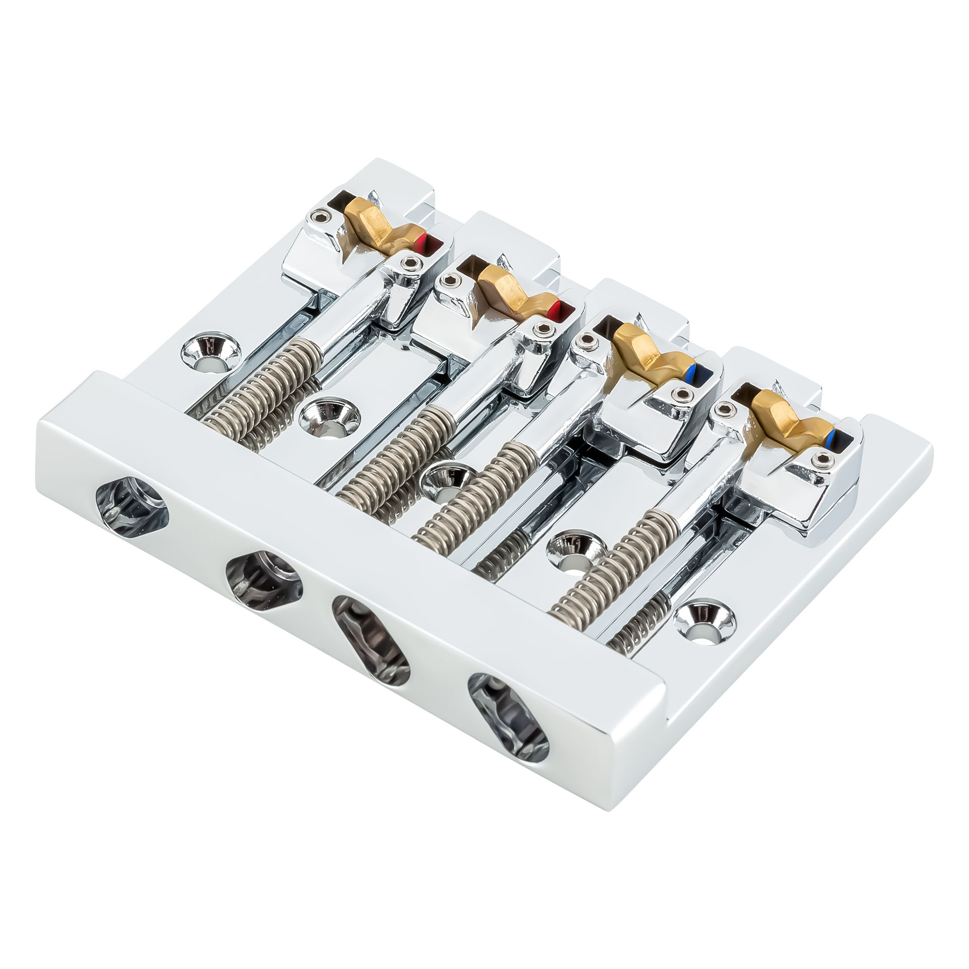 HIPSHOT 4 String KickAss Bass Bridge - Chrome