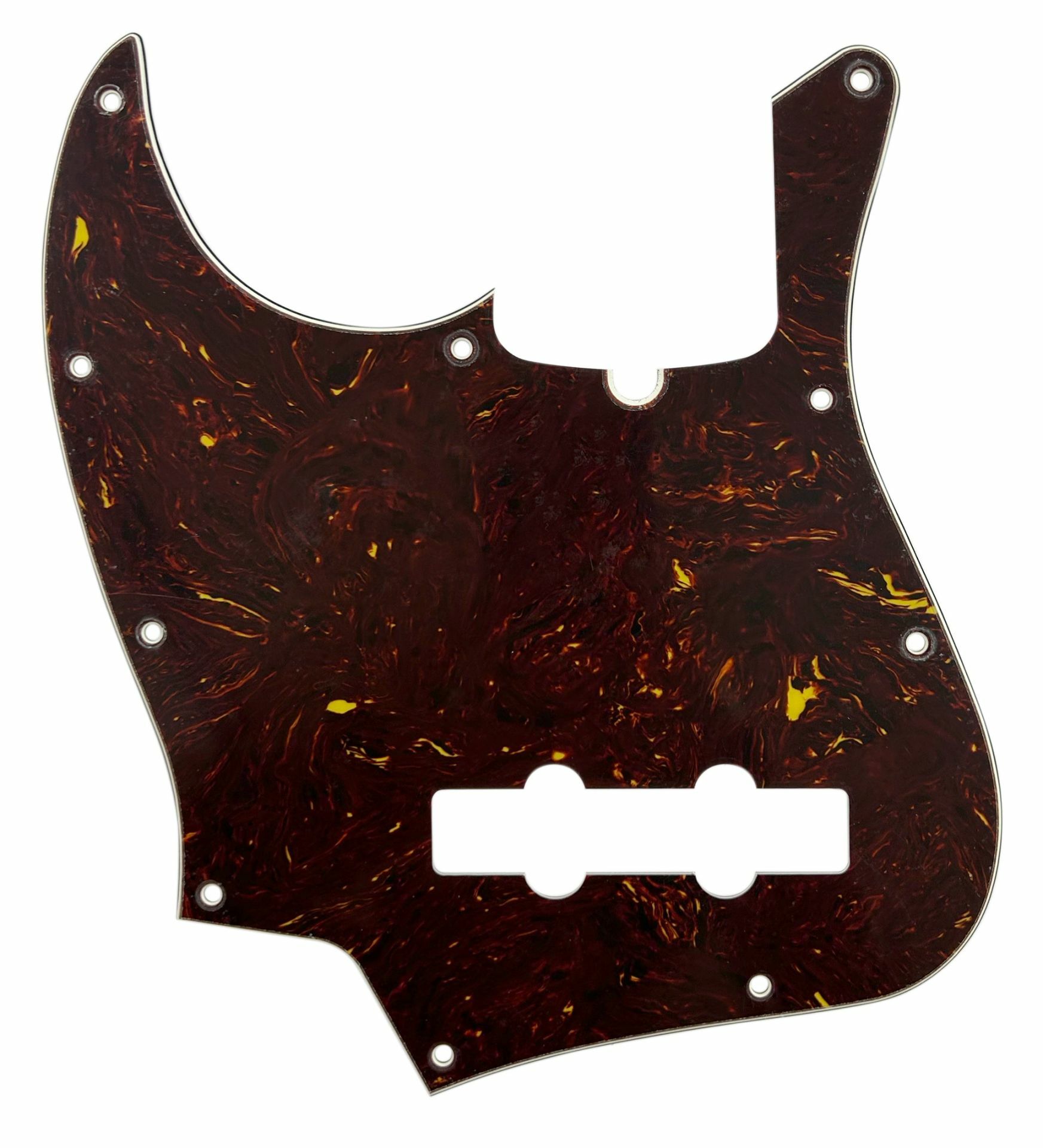 D'Andrea J-Bass Pickguard (DPP JB TORTPBP SS LH), Tortoise, Lefthand