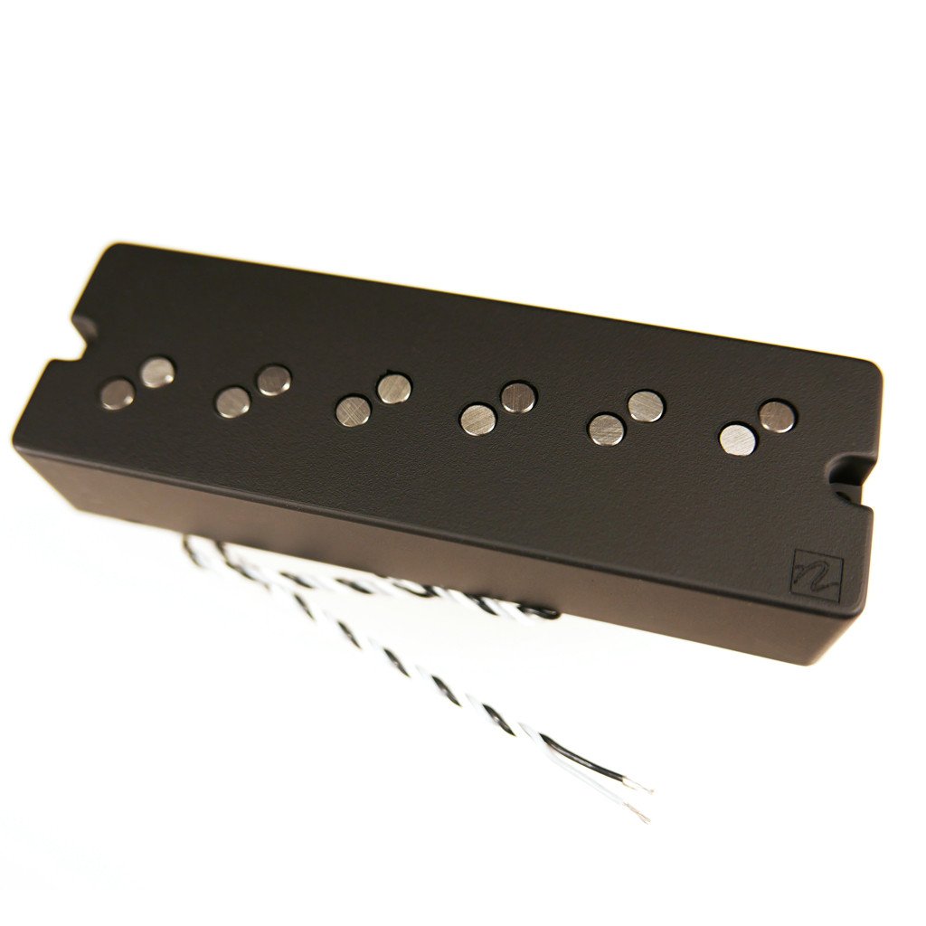 Nordstrand Big Single 6, Single Coil Soapbar Bass Pickup, 6-String, Bridge - Black
