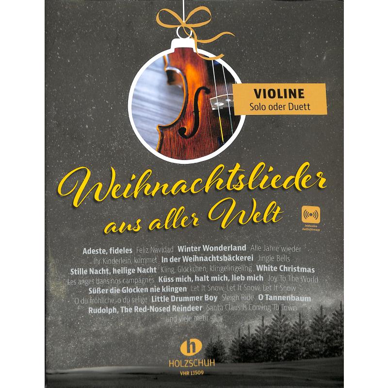 Weihnachtslieder aus aller Welt für Violine - VHR 13509