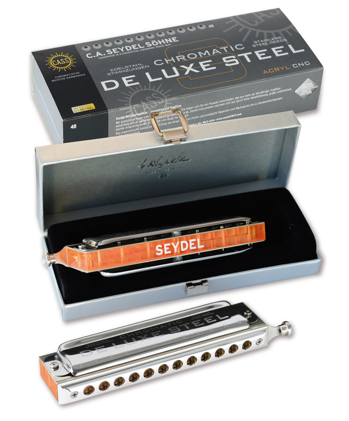 SEYDEL 54480 Mundharmonika De Luxe Steel C-Dur