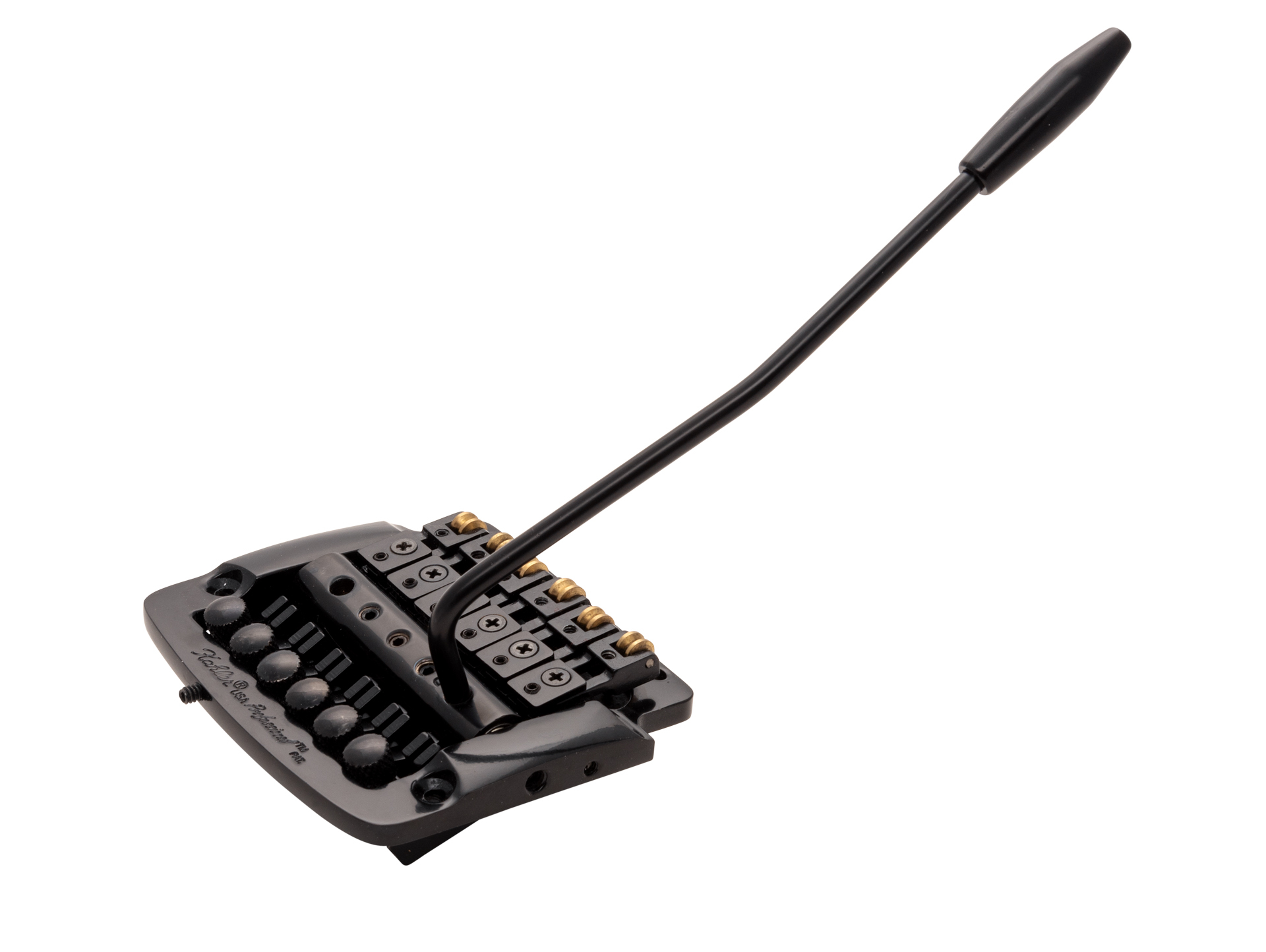 Kahler 2320 - Flat Mount Guitar Tremolo (Brass Cam / Brass Saddles) - Black