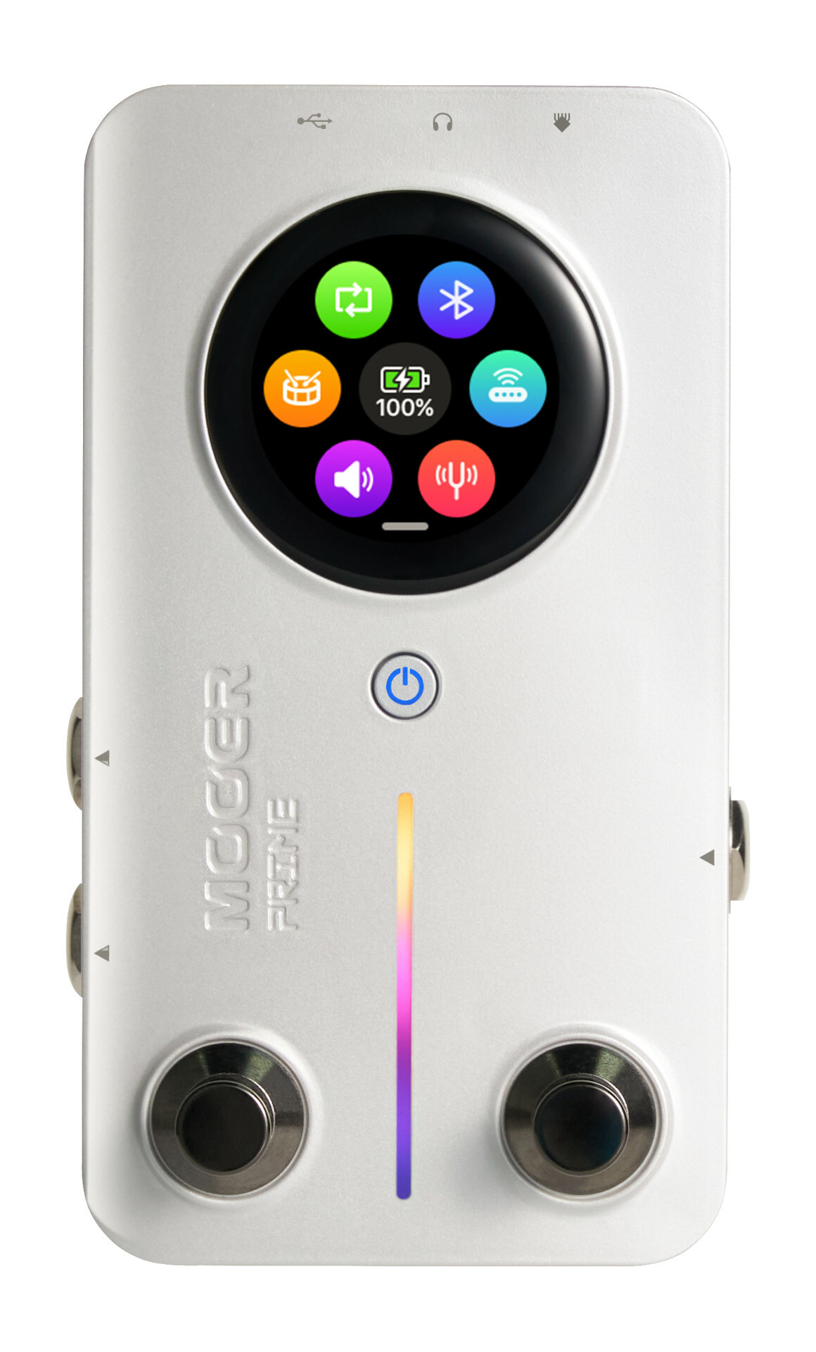 Mooer Prime M2 - Intelligent Multi Effects Floor Pedal, Silver
