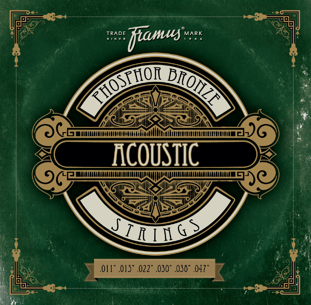 Framus Phosphor Bronze Acoustic Guitar String Set - Light, .011"-.047"