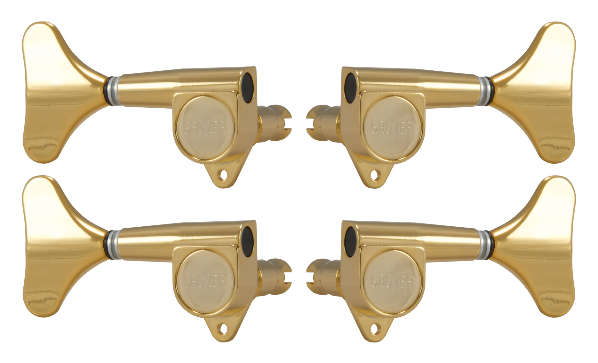 Grover 144G Mini Bass Machines - Bass Machine Heads, 2 + 2 - Gold