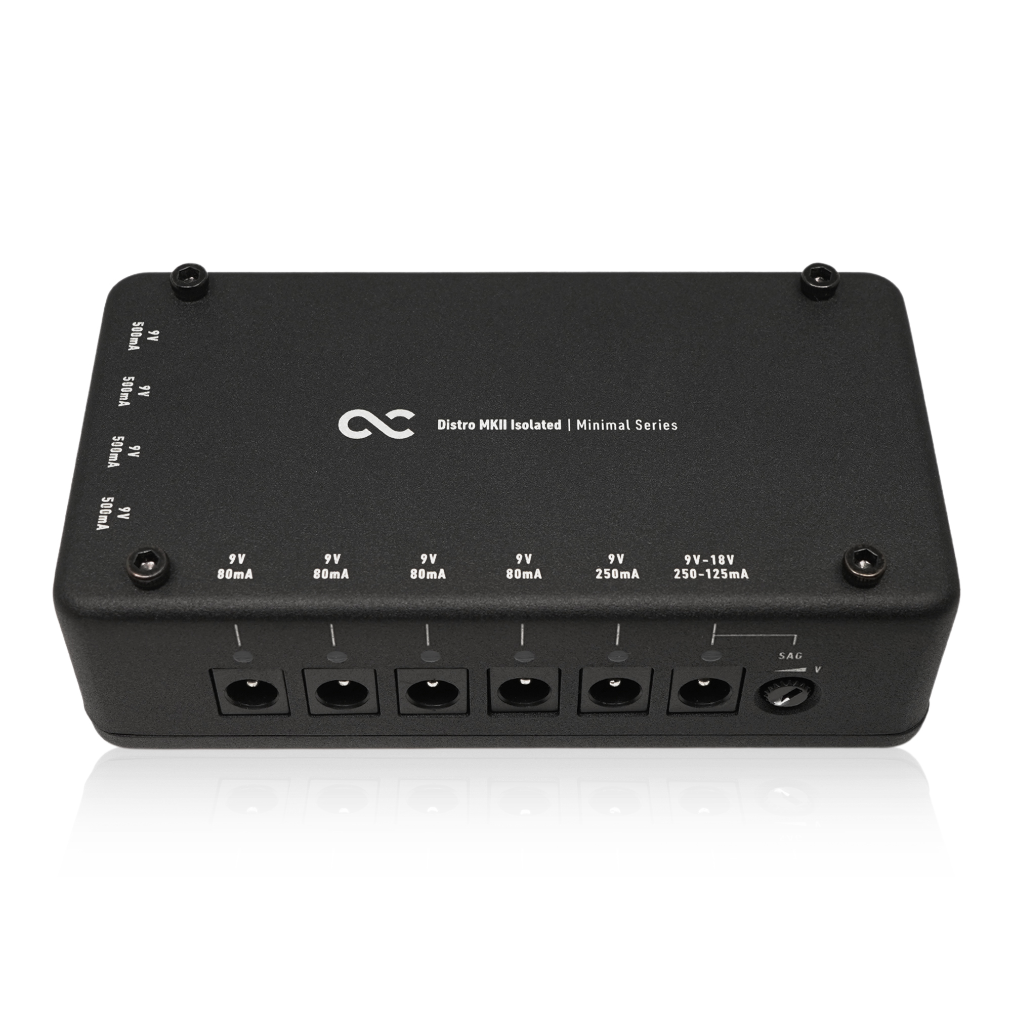 One Control Minimal Series Distro MKII Isolated - Power Distributor, Black