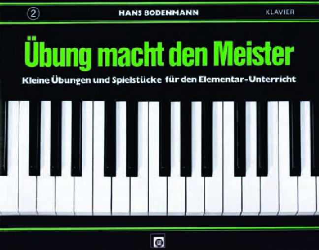 Bodenmann: Übung macht den Meister 2 für Klavier - EMZ 2131045