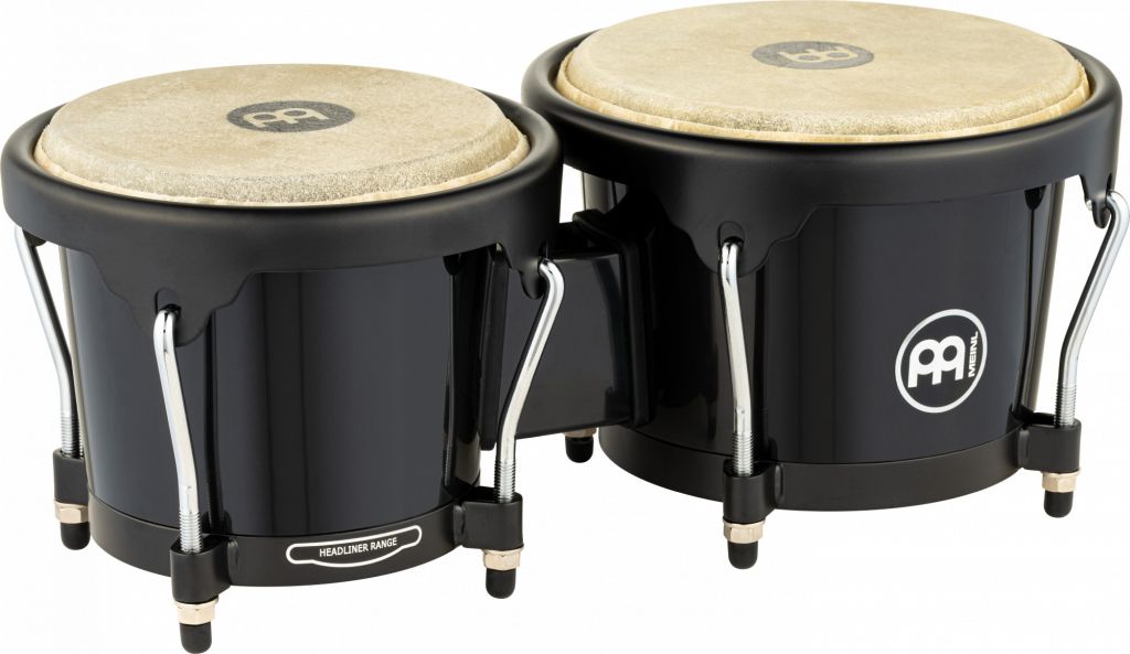 MEINL HB50BK Percussion Journey Series Bongo 6,5" MACHO & 7,5" HEMBRA - schwarz