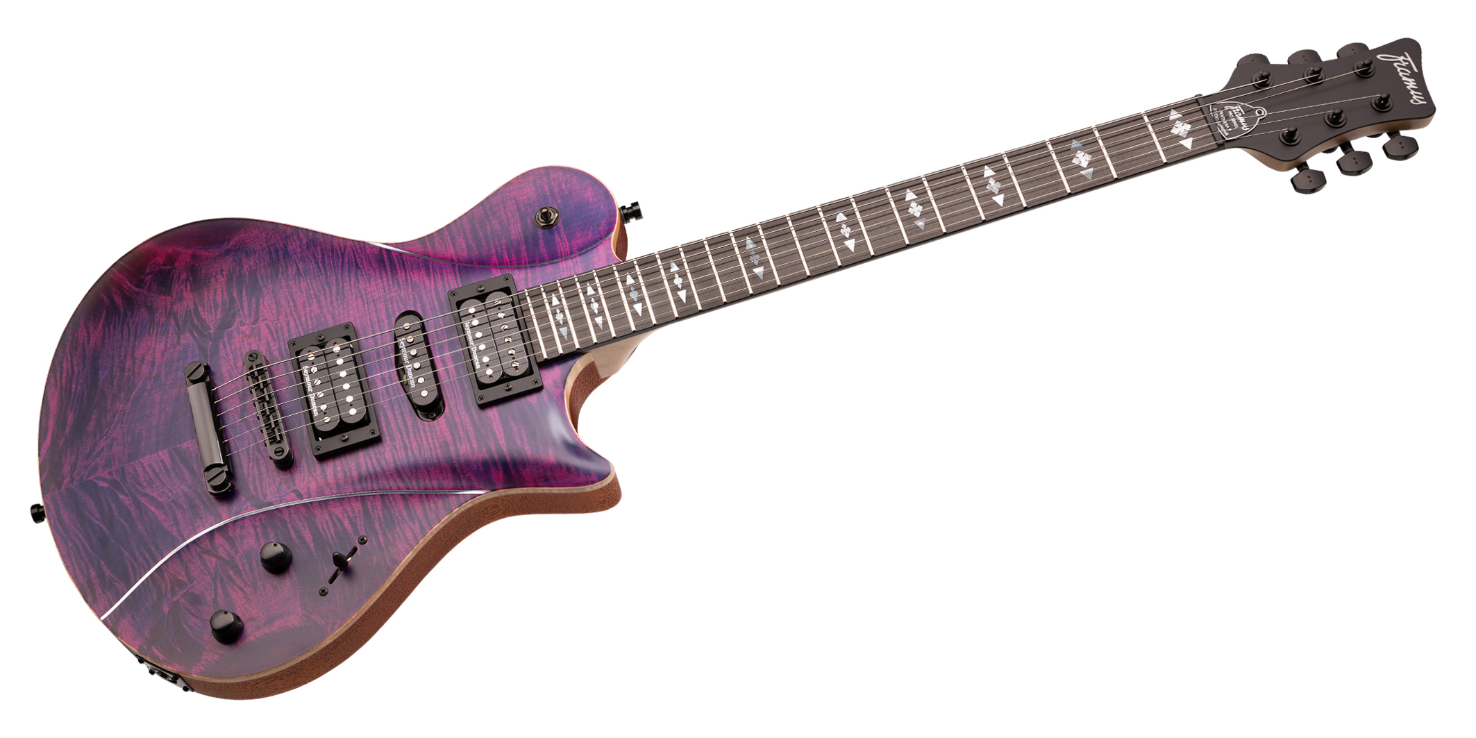 Framus Teambuilt Pro Series Panthera II Studio Supreme -  Super Bleached French Violet Transparent Satin
