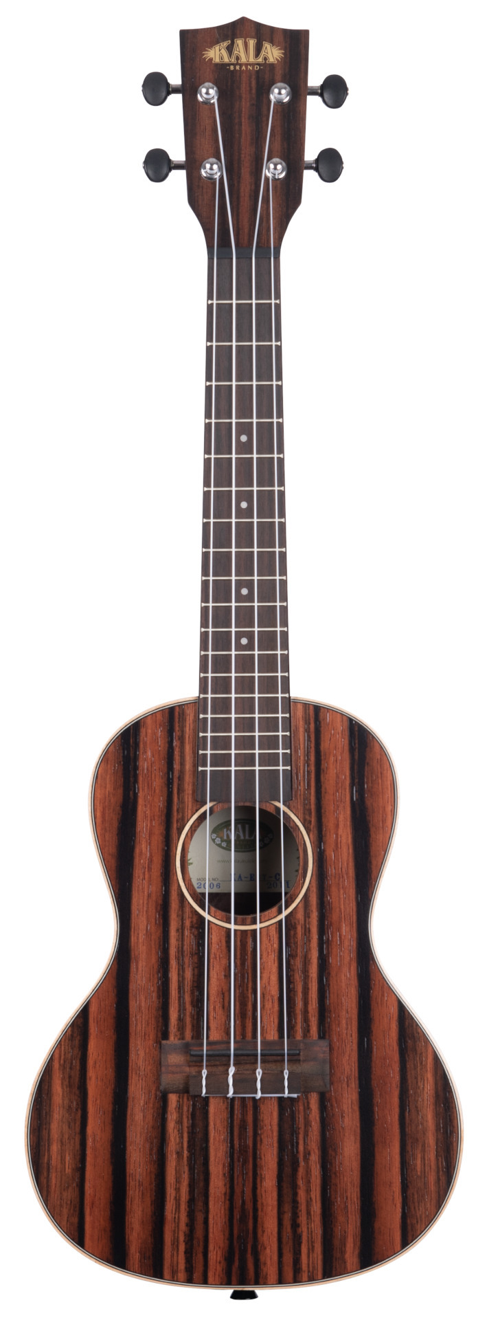 KALA KA-EBY-C - Ebony Concert Ukulele, with Bag (UB-C)