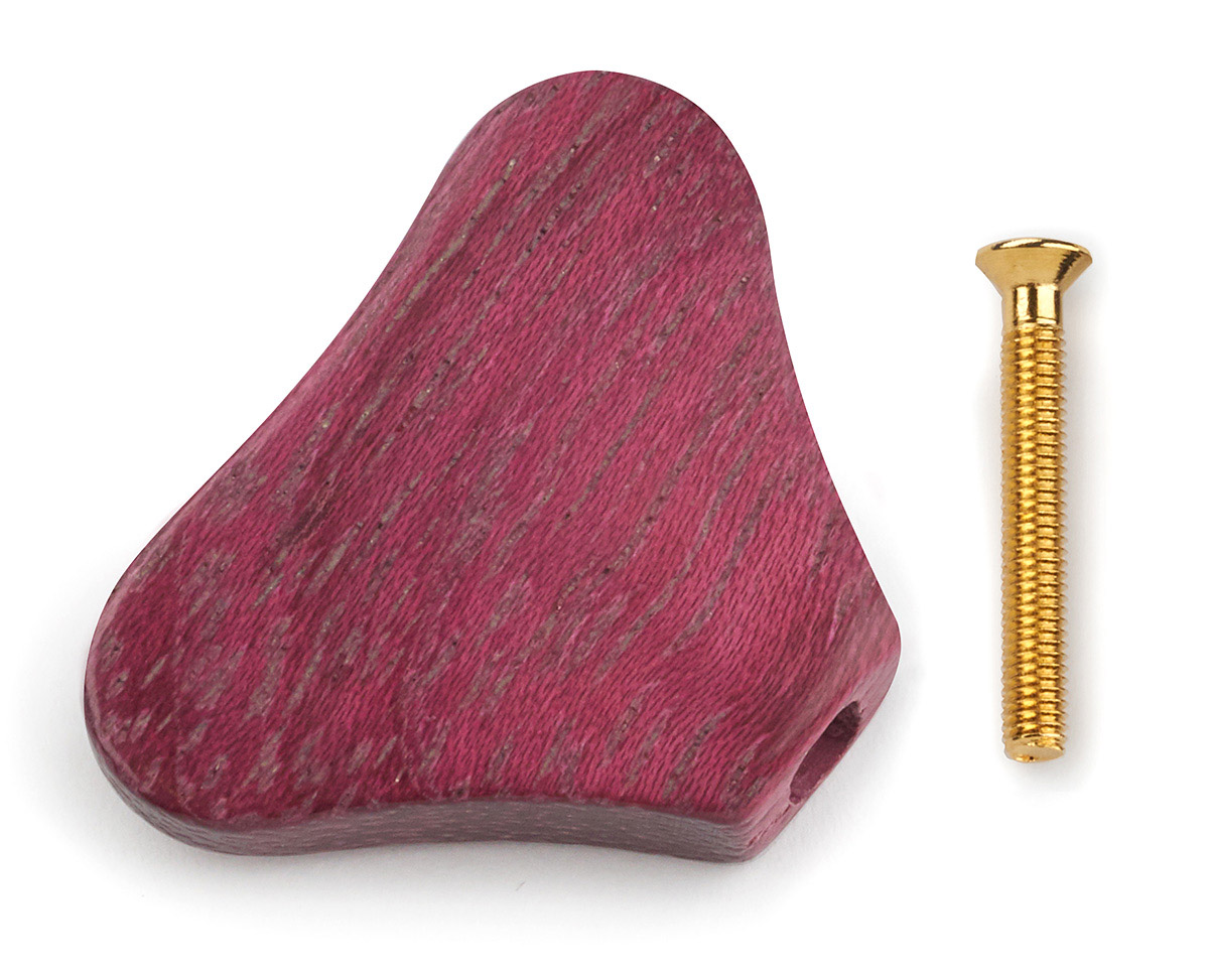 Warwick Parts - Wooden Peg for Warwick Machine Heads - Purpleheart (with Gold Screw)
