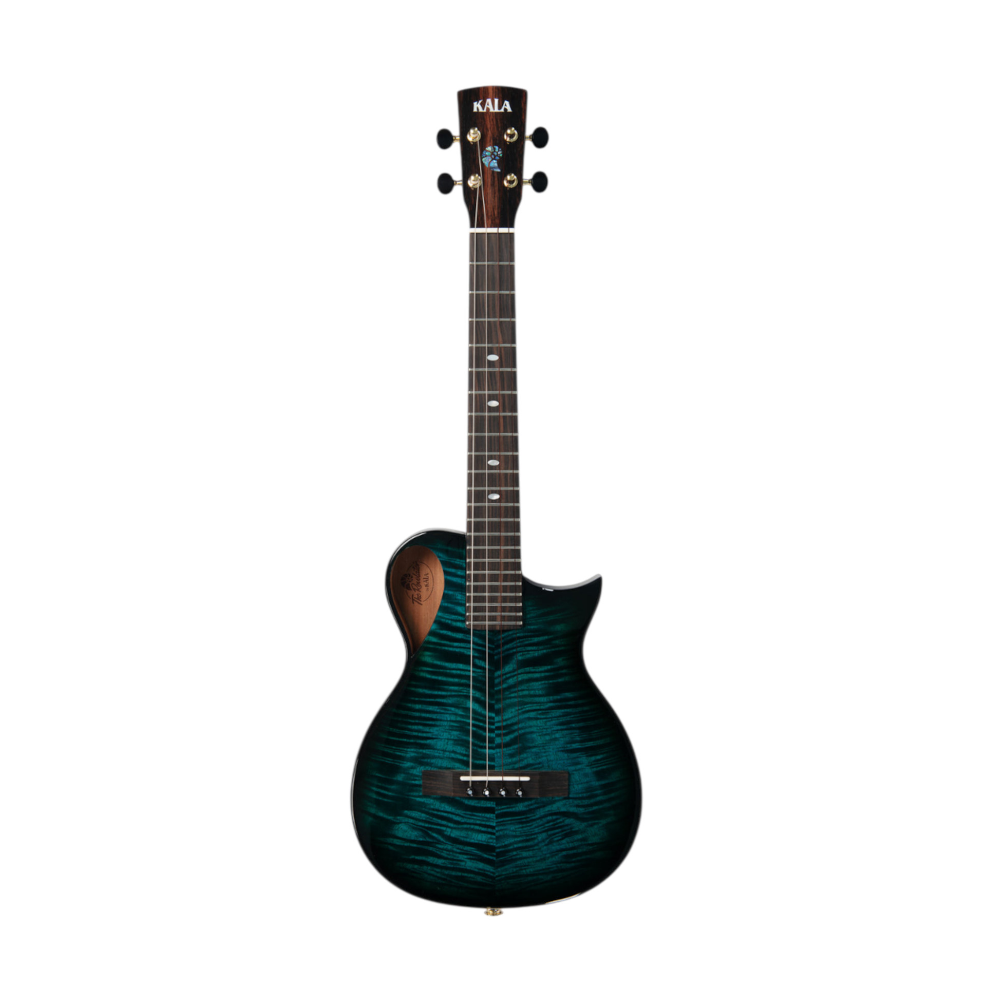 KALA KA-NS-BLU-MNG-TE - Revelator Nautilus Horizon Blue Lagoon Mango Tenor Ukulele, with Bag