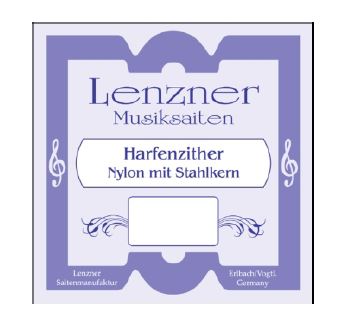 Lenzner 5040 Diskantzither Stahlkern Kontra H31