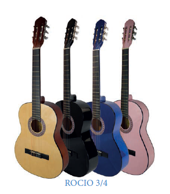Rocio Konzertgitarre 3/4 Natur