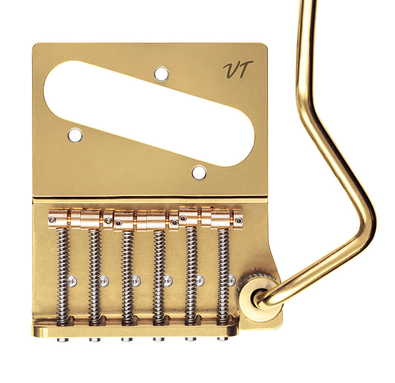 VegaTrem VT2ND Teletrem Classic “No Drill” (VT2NDCL-GD-w/oL) - Gold