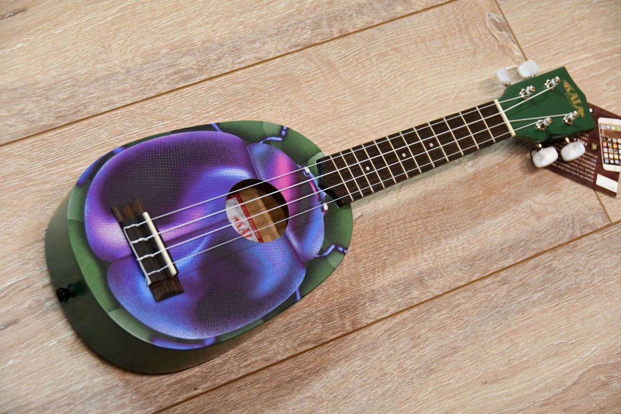 KALA KA-NV-BTLE - Novelty Series Blue Beetle Soprano Ukulele + Tasche