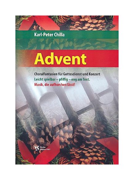 Chilla: ADVENT Spielbuch Orgel Noten - Strube VS3367
