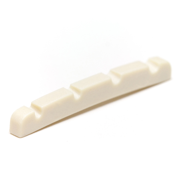 TUSQ PQ-1204-00 - F- Style  P-Style Bass Nut, Curved Bottom, Slotted, 4-String