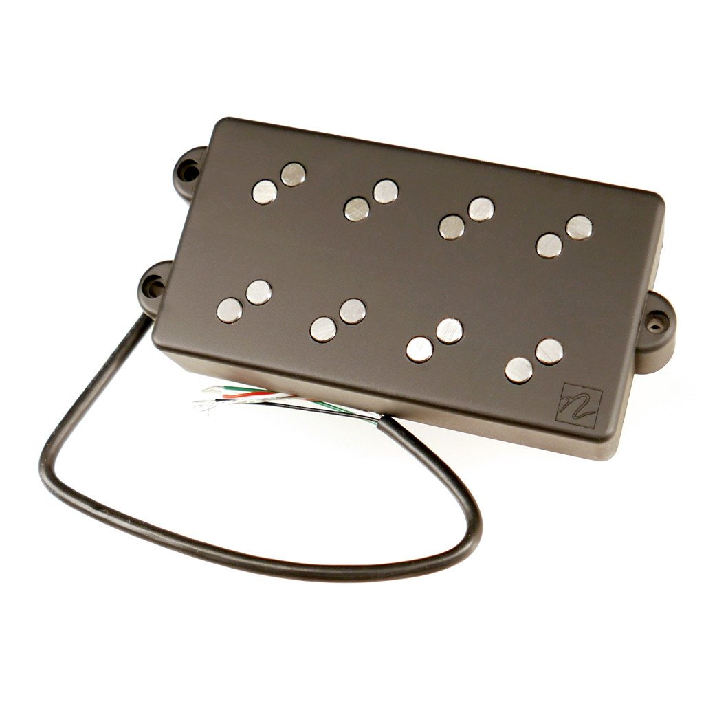 Nordstrand BigMan 4, Two Single Coil Bass Pickups in MM-Style Cover, 4-String, Bridge - Black