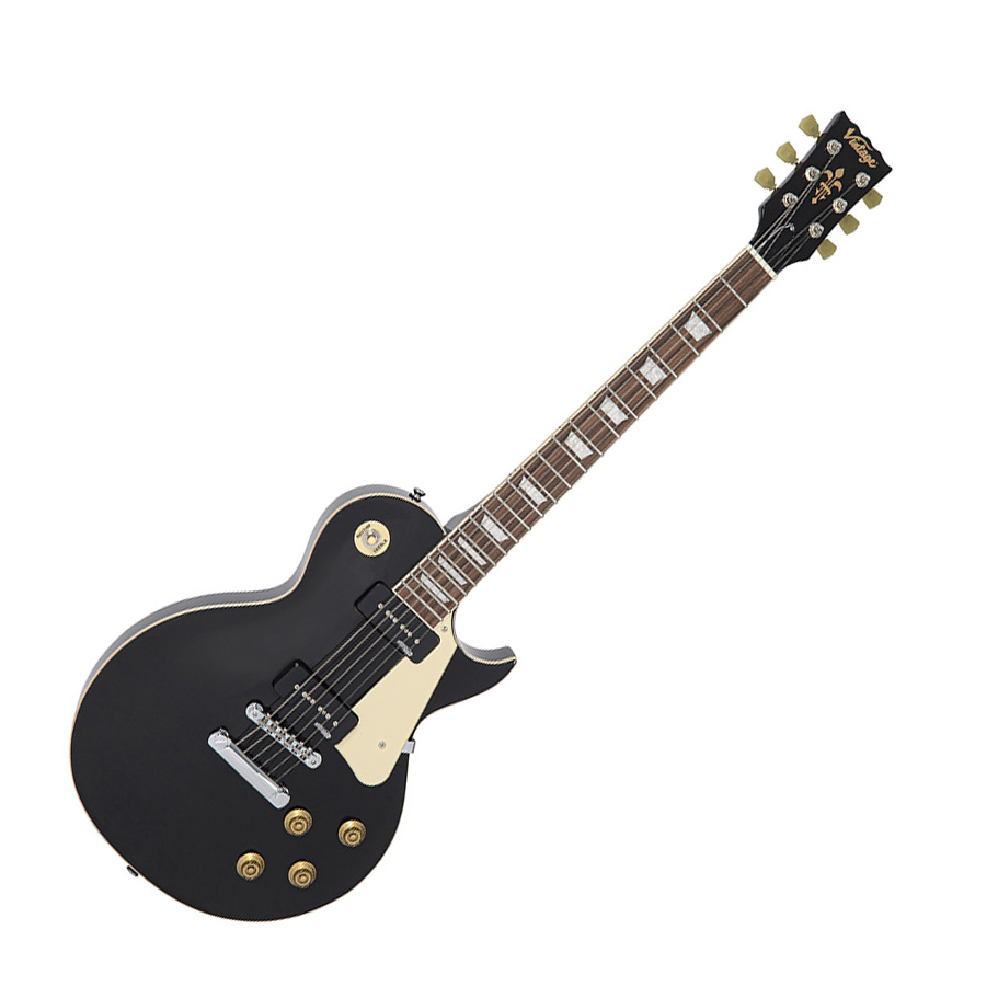 VINTAGE Reissued V100PBK E-Gitarre, Boulevard Black