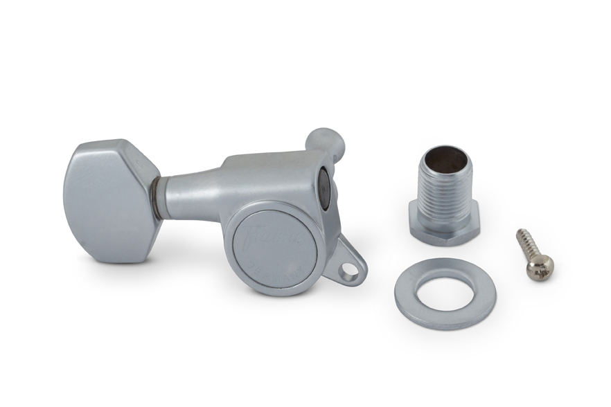 Framus Parts - Framus Machineheads, Right (Treble Side) - Satin Chrome
