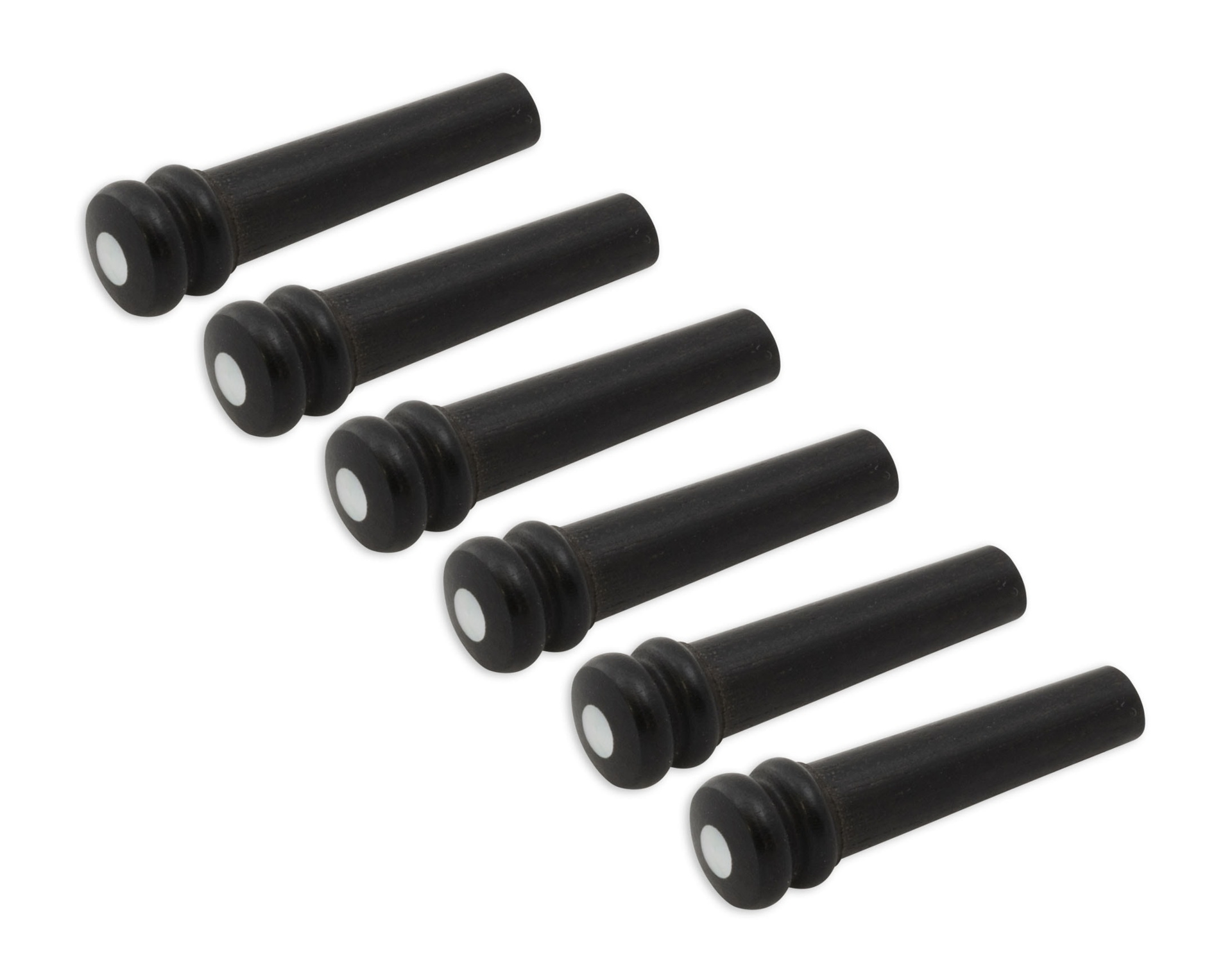 Grover GP33 Replacement Ebony Bridge Pins with Pearl Eye
