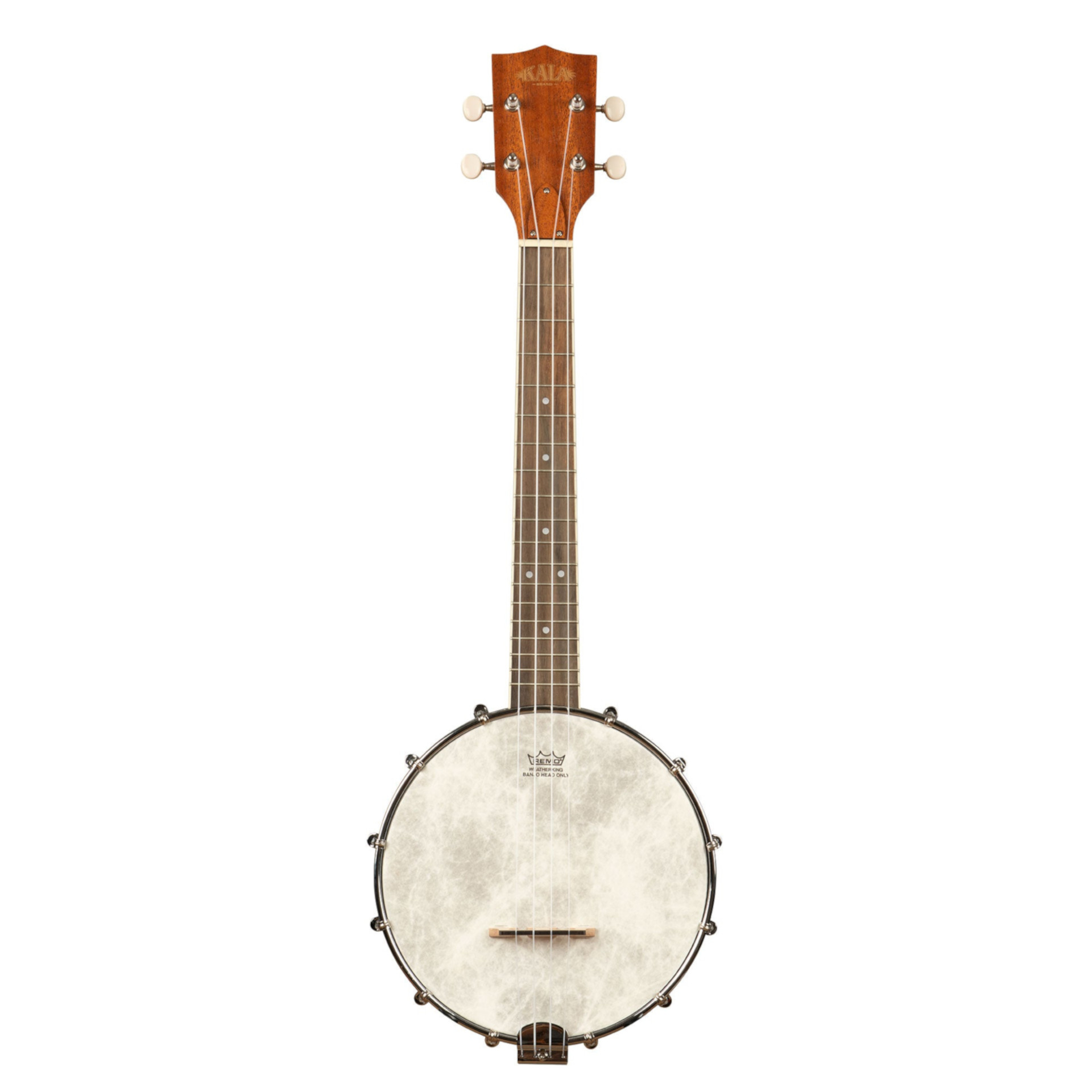 KALA KA-BNJ-MHG-T - Natural Mahogany Banjo Tenor Ukulele, with Bag