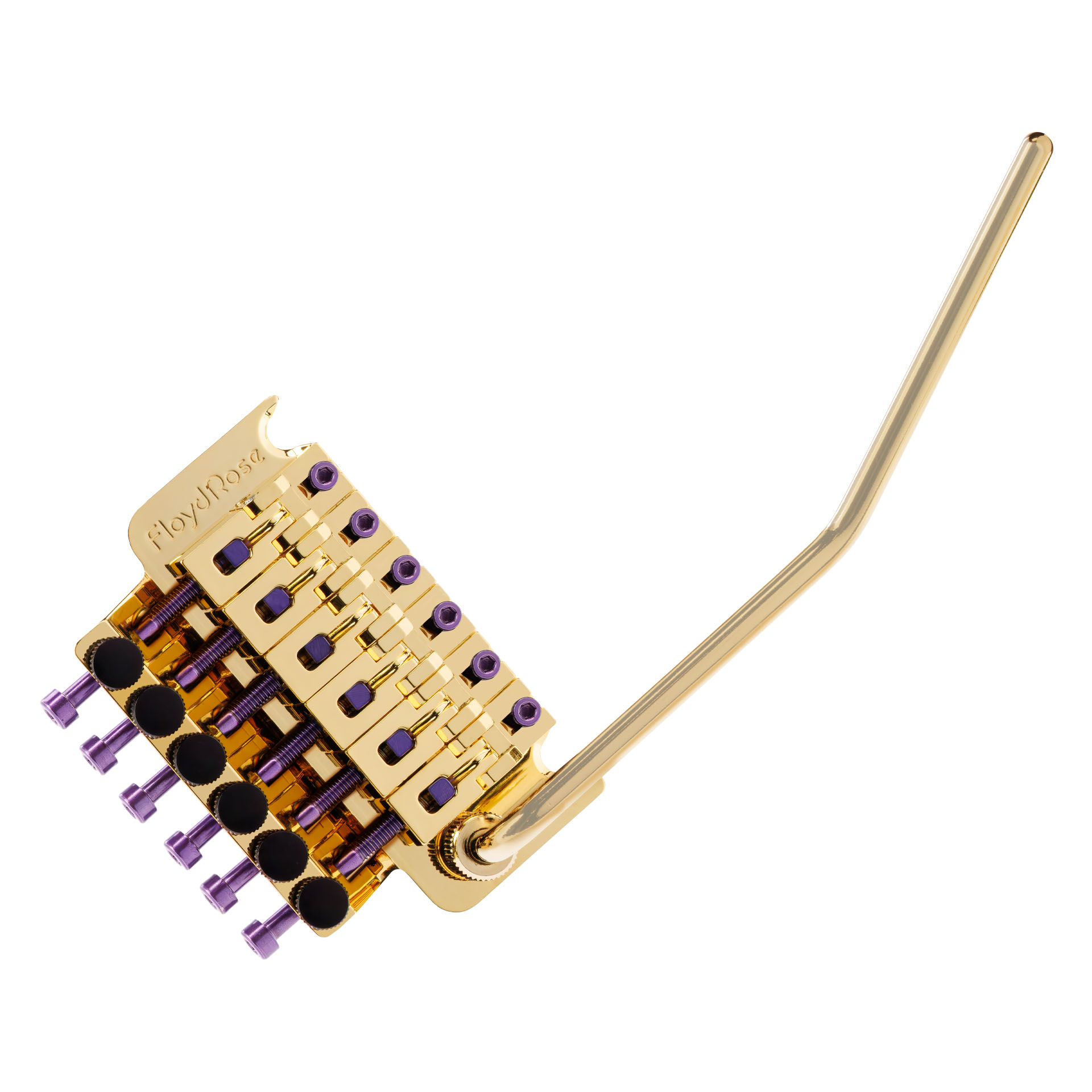 Floyd Rose FRT300-PL - Original Tremolo System - Gold with Purple Hardware