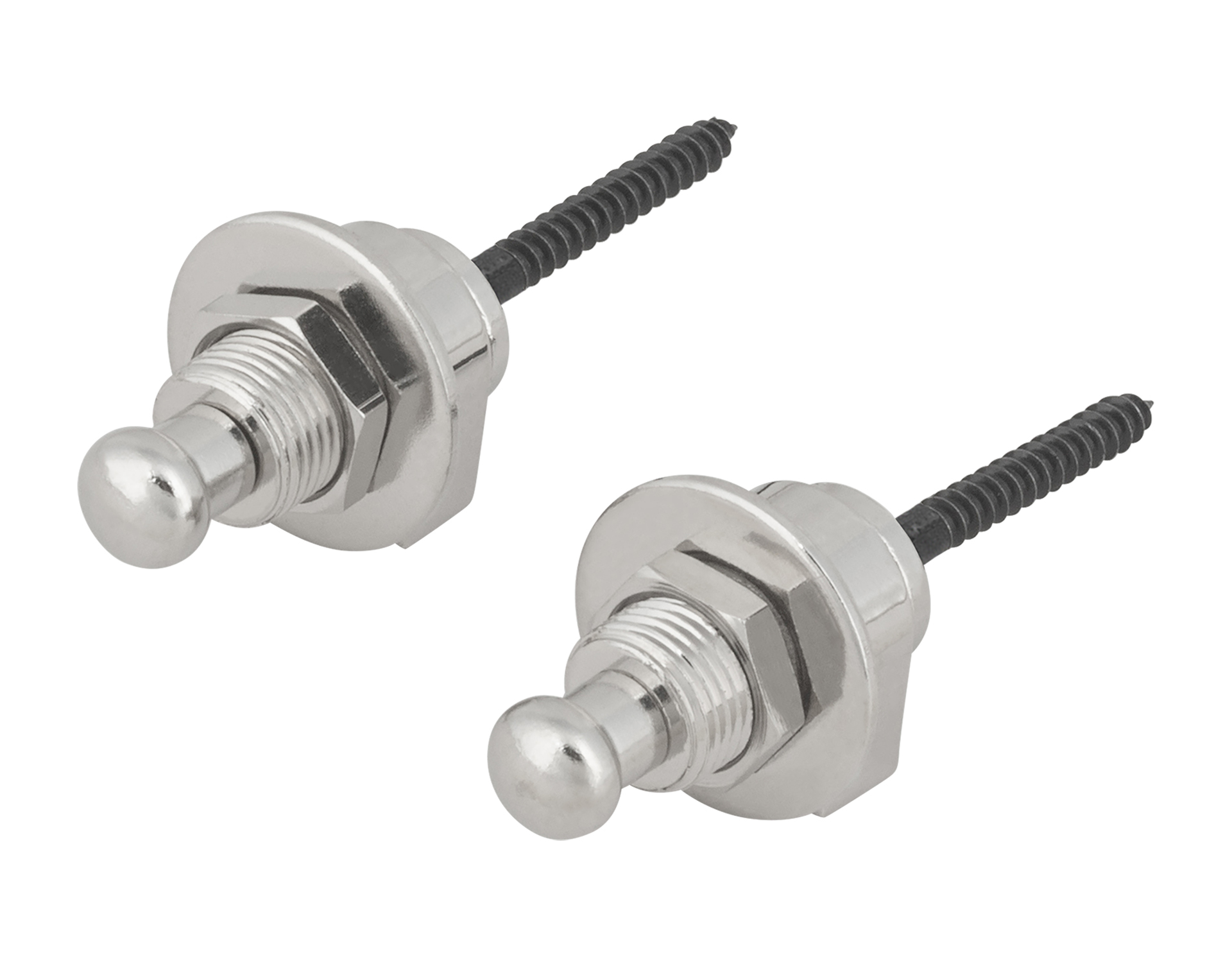 Framus & Warwick - S-Style Security Lock System, Set (2 pcs) - Nickel