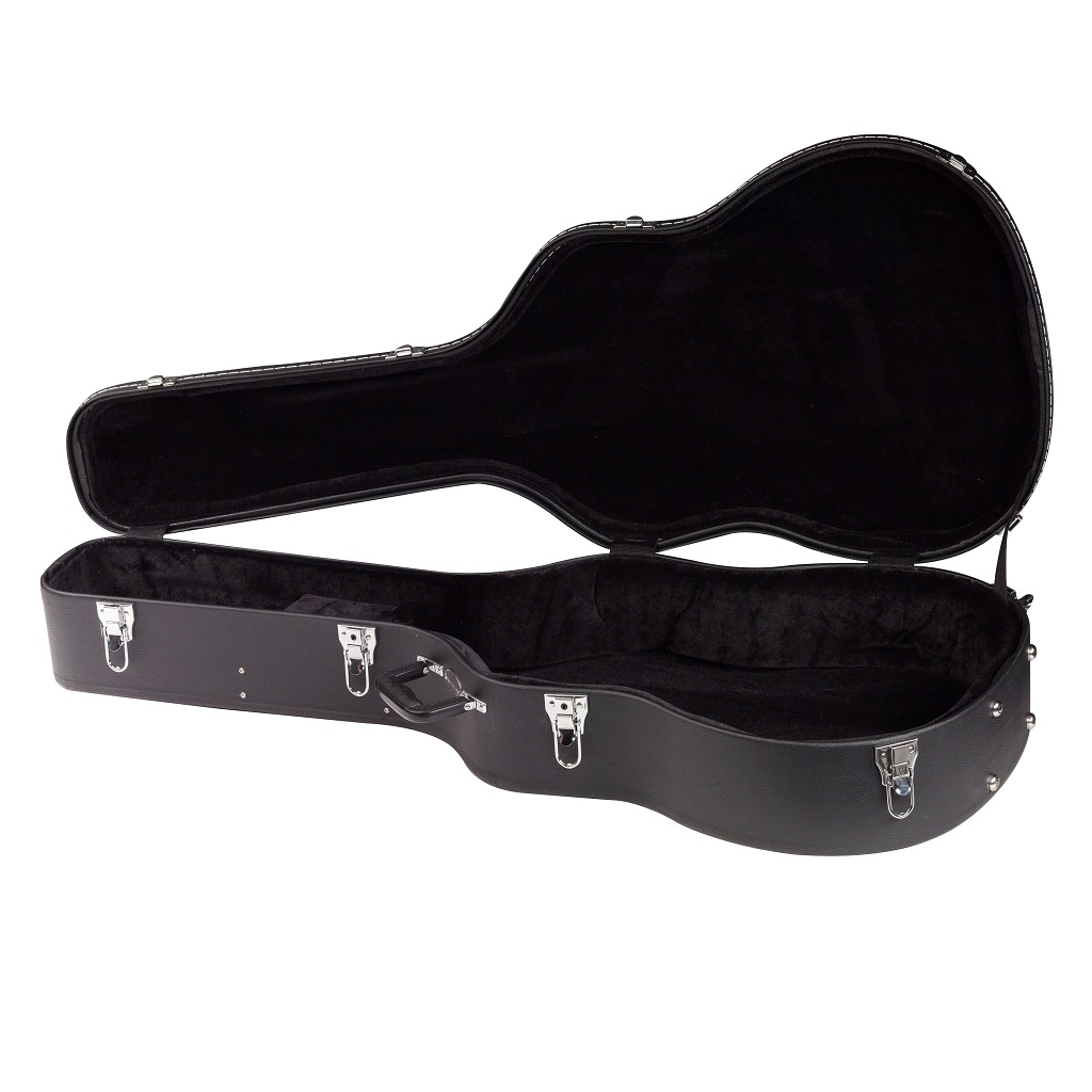 RockCase - Standard Line - Acoustic Guitar Hardshell Case - Black Tolex