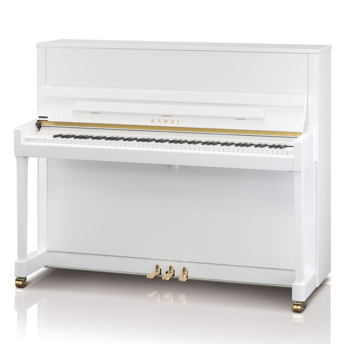 KAWAI K-300 WH/P Klavier, weiß poliert